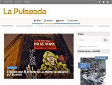 Tablet Screenshot of lapulseada.com.ar